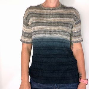 Levi’s Indigo Ombre Short Sleeve Sweater
